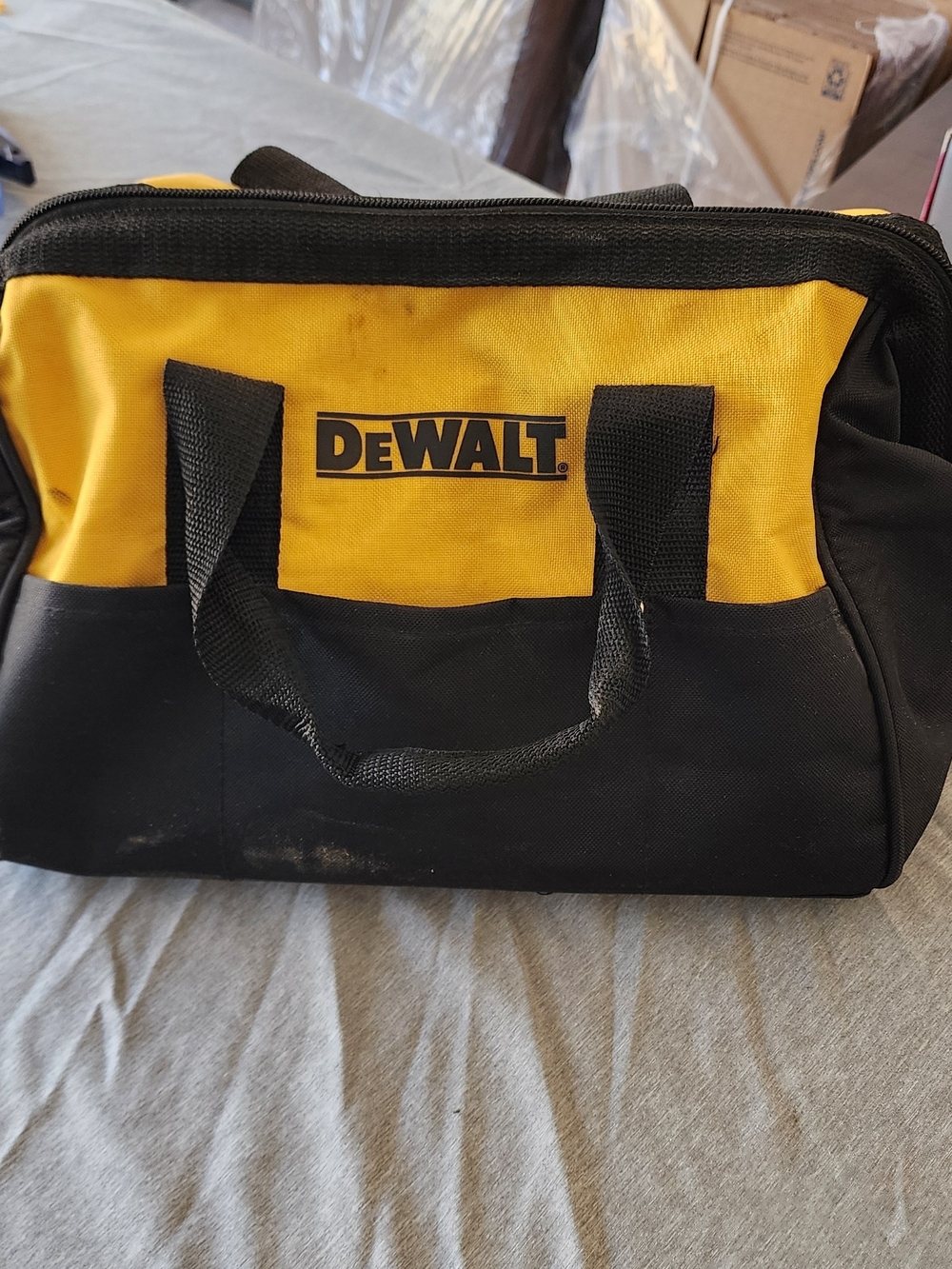 Dewalt Yellow and Black Tool Bag